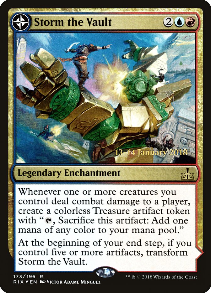Storm the Vault // Vault of Catlacan [Rivals of Ixalan Prerelease Promos] - The Mythic Store | 24h Order Processing
