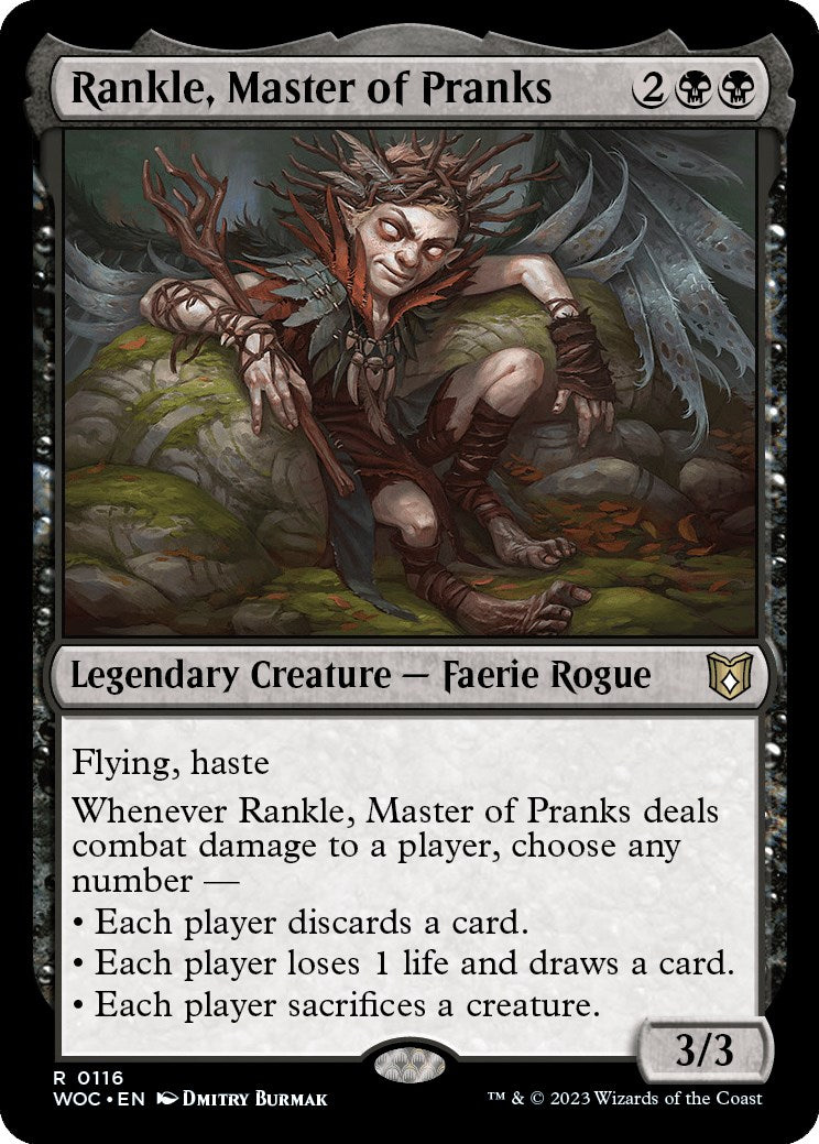 Rankle, Master of Pranks [Wilds of Eldraine Commander] - The Mythic Store | 24h Order Processing