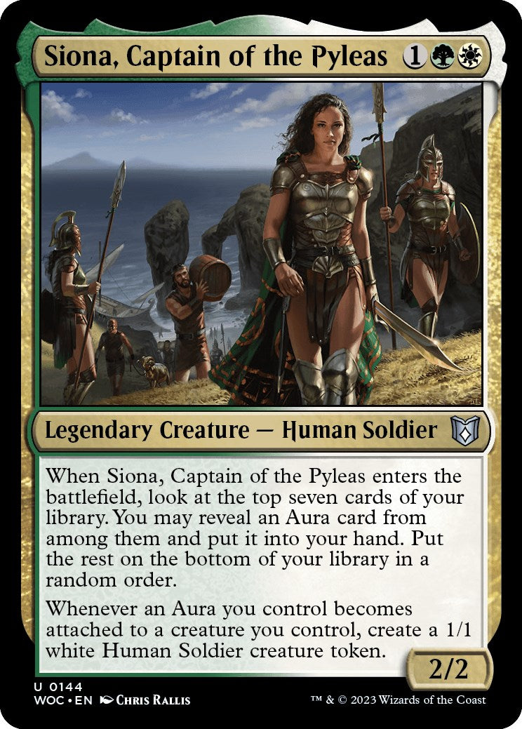 Siona, Captain of the Pyleas [Wilds of Eldraine Commander] - The Mythic Store | 24h Order Processing