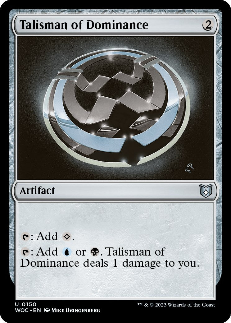 Talisman of Dominance [Wilds of Eldraine Commander] - The Mythic Store | 24h Order Processing