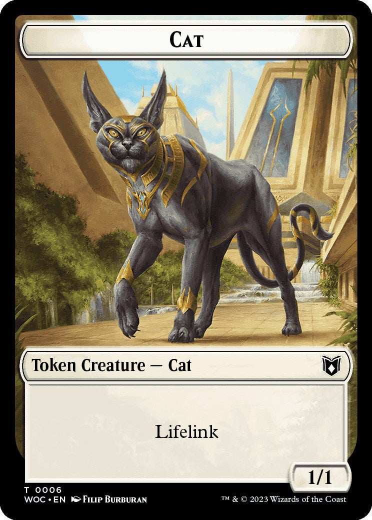 Cat (0006) // Pegasus Double-Sided Token [Wilds of Eldraine Commander Tokens] - The Mythic Store | 24h Order Processing