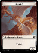 Pegasus // Saproling Double-Sided Token [Wilds of Eldraine Commander Tokens] - The Mythic Store | 24h Order Processing