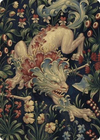 Beast Token Art Card [Wilds of Eldraine Art Series] - The Mythic Store | 24h Order Processing