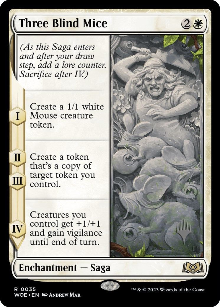 Three Blind Mice (Promo Pack) [Wilds of Eldraine Promos] - The Mythic Store | 24h Order Processing