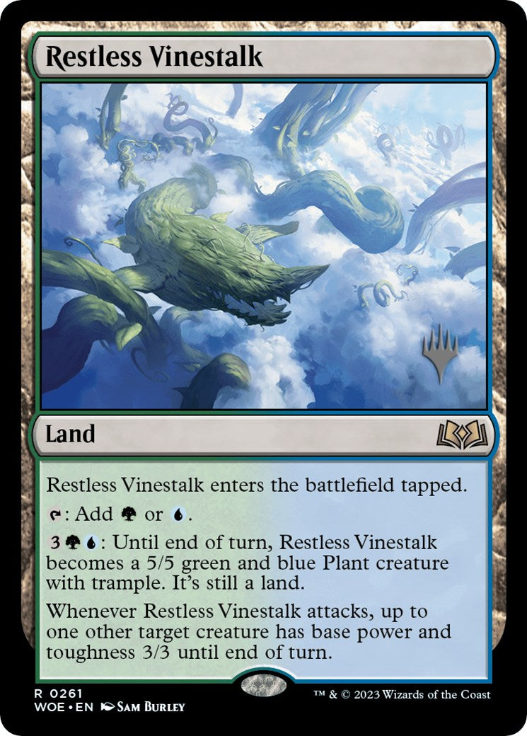 Restless Vinestalk (Promo Pack) [Wilds of Eldraine Promos] - The Mythic Store | 24h Order Processing