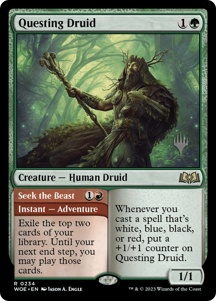 Questing Druid (Promo Pack) [Wilds of Eldraine Promos] - The Mythic Store | 24h Order Processing