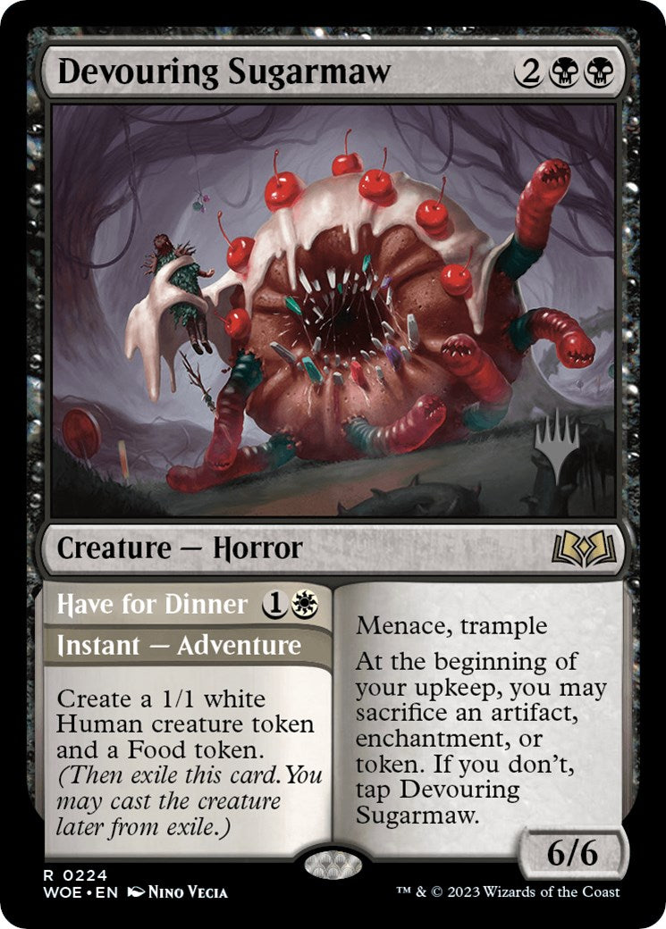 Devouring Sugarmaw // Have for Dinner(Promo Pack) [Wilds of Eldraine Promos] - The Mythic Store | 24h Order Processing