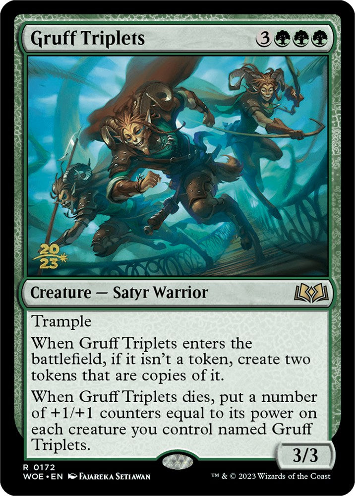 Gruff Triplets [Wilds of Eldraine Prerelease Promos] - The Mythic Store | 24h Order Processing