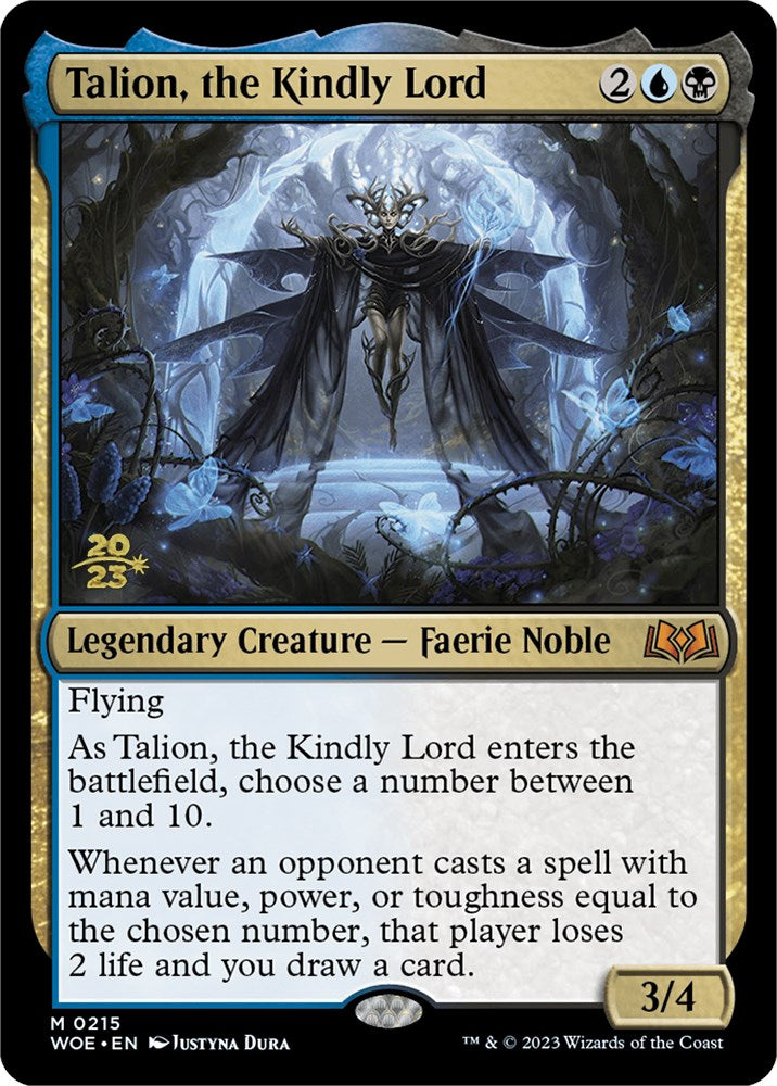 Talion, the Kindly Lord [Wilds of Eldraine Prerelease Promos] - The Mythic Store | 24h Order Processing