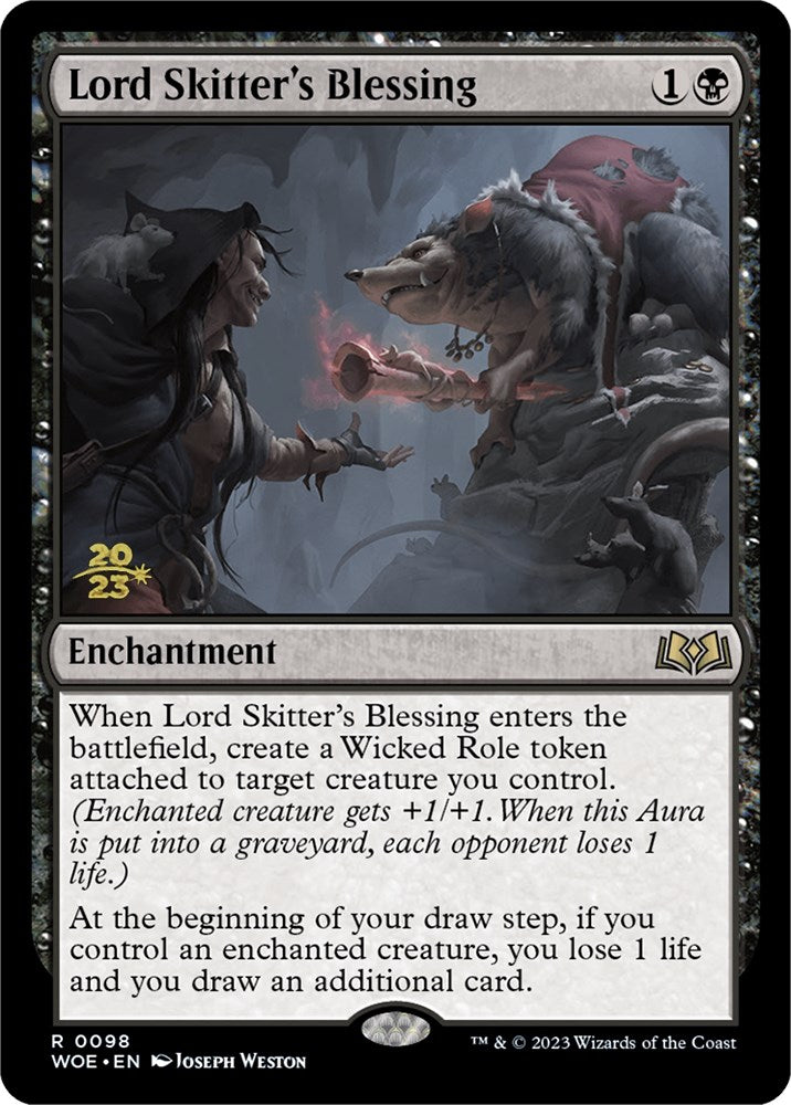 Lord Skitter's Blessing [Wilds of Eldraine Prerelease Promos] - The Mythic Store | 24h Order Processing