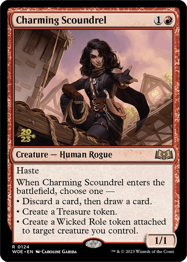 Charming Scoundrel [Wilds of Eldraine Prerelease Promos] - The Mythic Store | 24h Order Processing