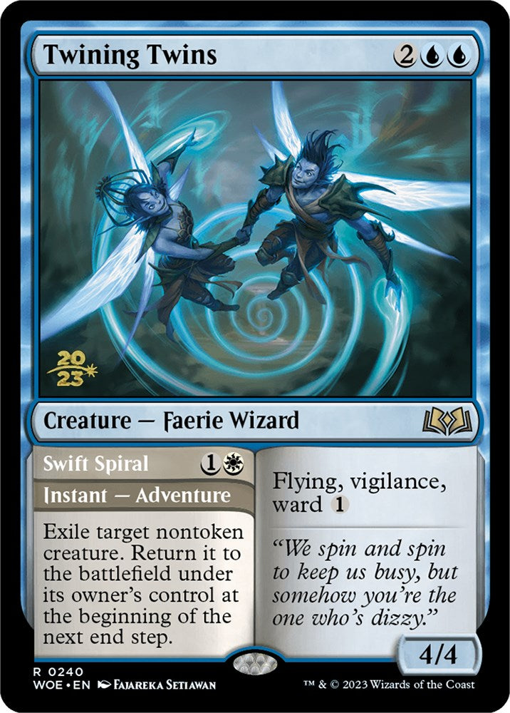 Twining Twins // Swift Spiral (Promo Pack) [Wilds of Eldraine Promos] - The Mythic Store | 24h Order Processing