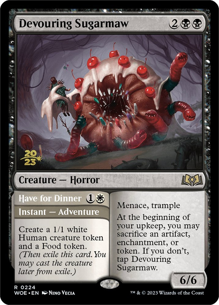 Devouring Sugarmaw // Have for Dinner(Promo Pack) [Wilds of Eldraine Promos] - The Mythic Store | 24h Order Processing