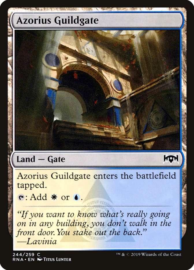 Azorius Guildgate (244/259) [Ravnica Allegiance] - The Mythic Store | 24h Order Processing