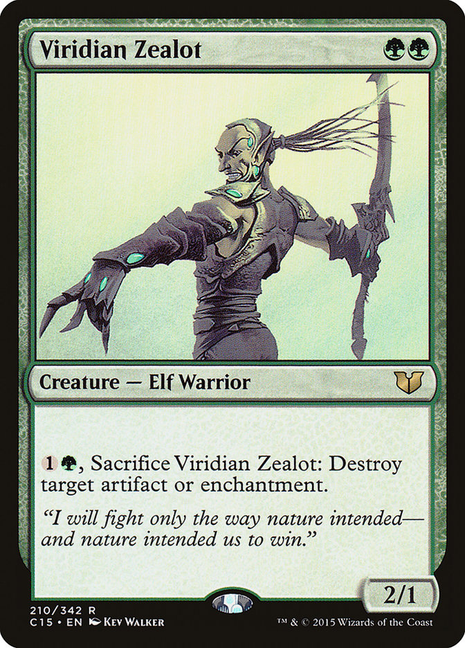 Viridian Zealot [Commander 2015] - The Mythic Store | 24h Order Processing