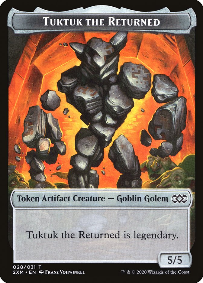 Ooze // Tuktuk the Returned Double-Sided Token [Double Masters Tokens] - The Mythic Store | 24h Order Processing