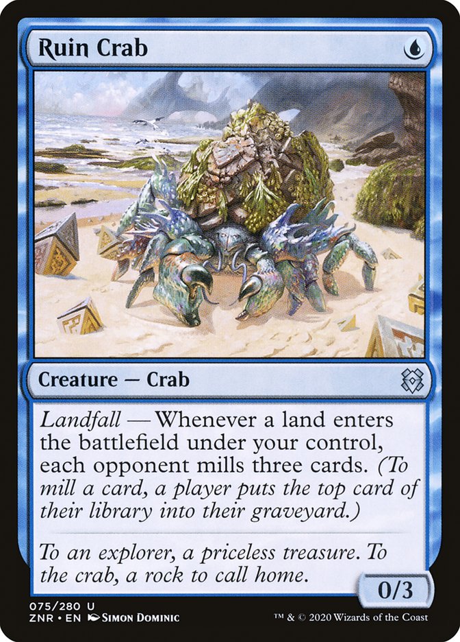 Ruin Crab [Zendikar Rising] - The Mythic Store | 24h Order Processing