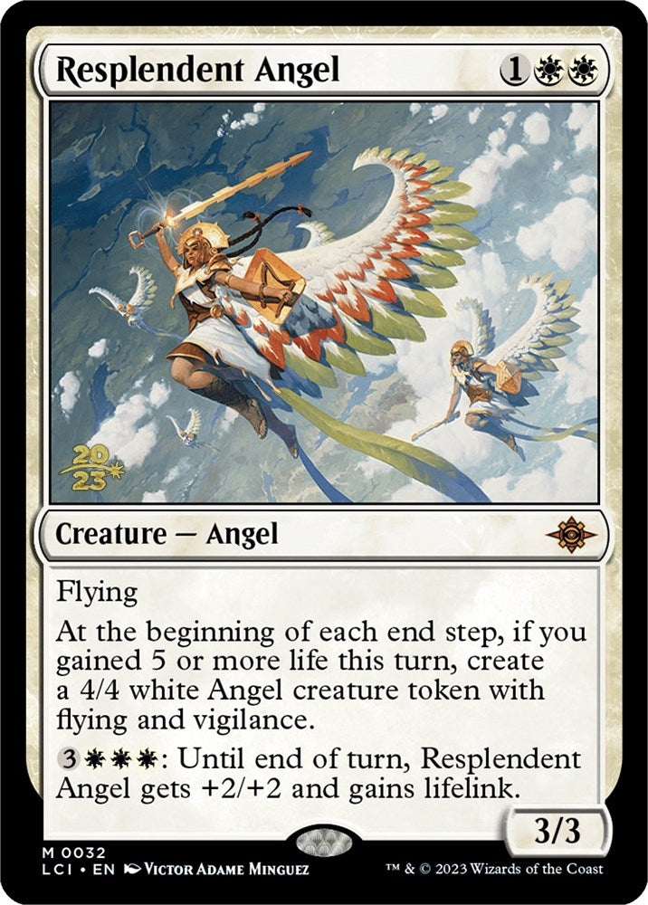 Resplendent Angel (LCI) [The Lost Caverns of Ixalan Prerelease Cards] - The Mythic Store | 24h Order Processing