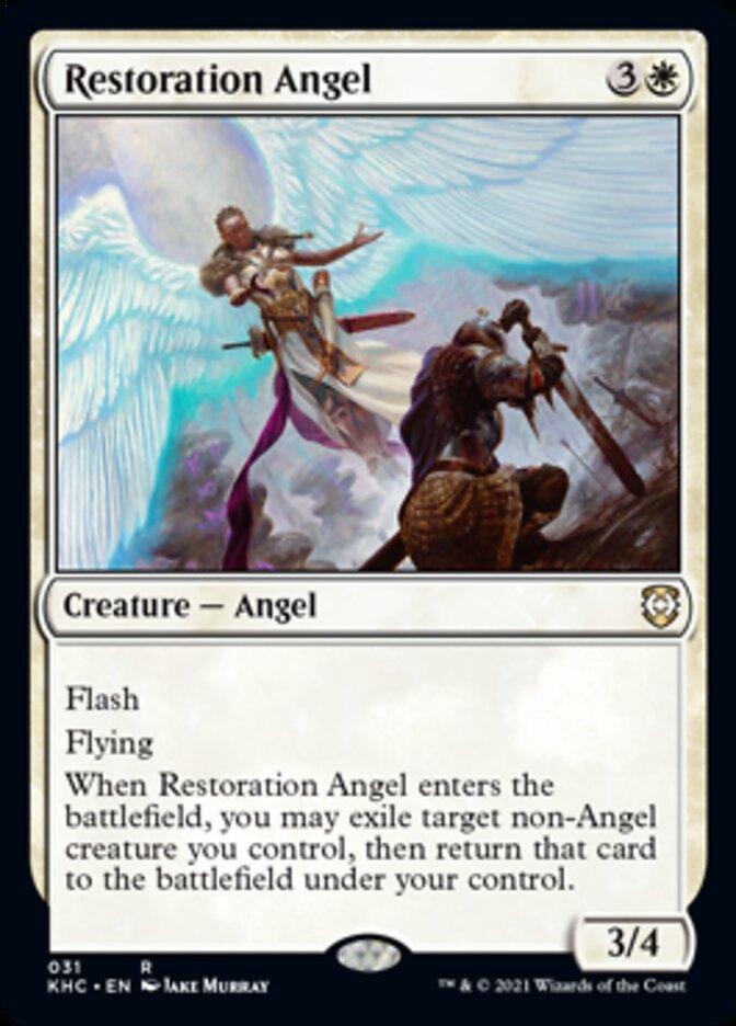 Restoration Angel [Kaldheim Commander] - The Mythic Store | 24h Order Processing