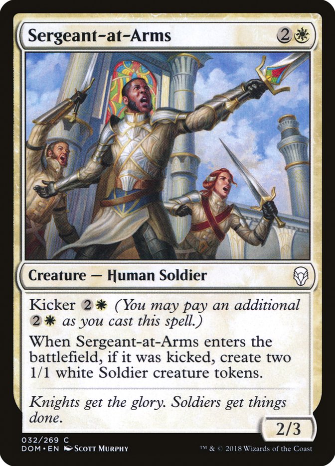 Sergeant-at-Arms [Dominaria] - The Mythic Store | 24h Order Processing