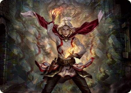 Delina, Wild Mage Art Card [Dungeons & Dragons: Adventures in the Forgotten Realms Art Series] - The Mythic Store | 24h Order Processing