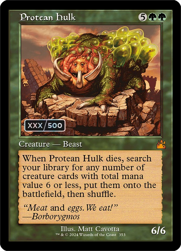 Protean Hulk (Retro) (Serialized) [Ravnica Remastered] - The Mythic Store | 24h Order Processing