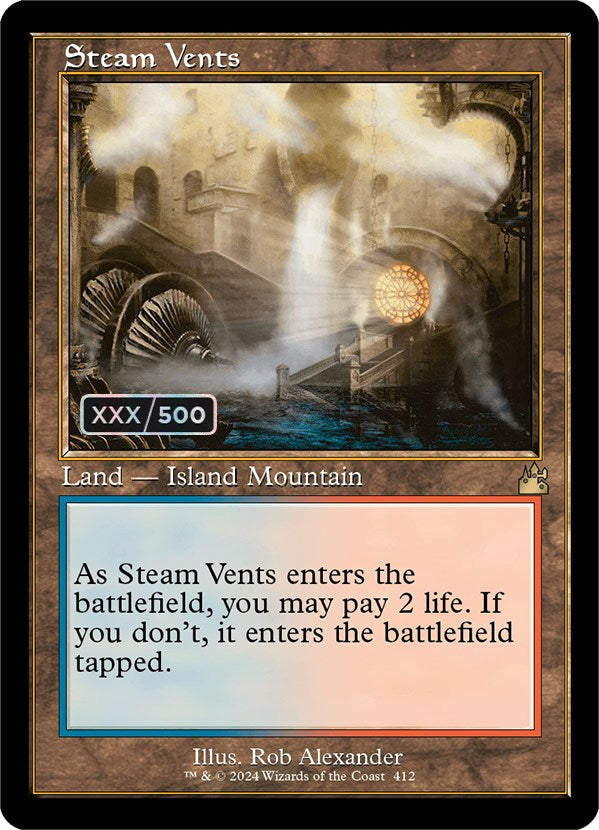 Steam Vents (Retro) (Serialized) [Ravnica Remastered] - The Mythic Store | 24h Order Processing