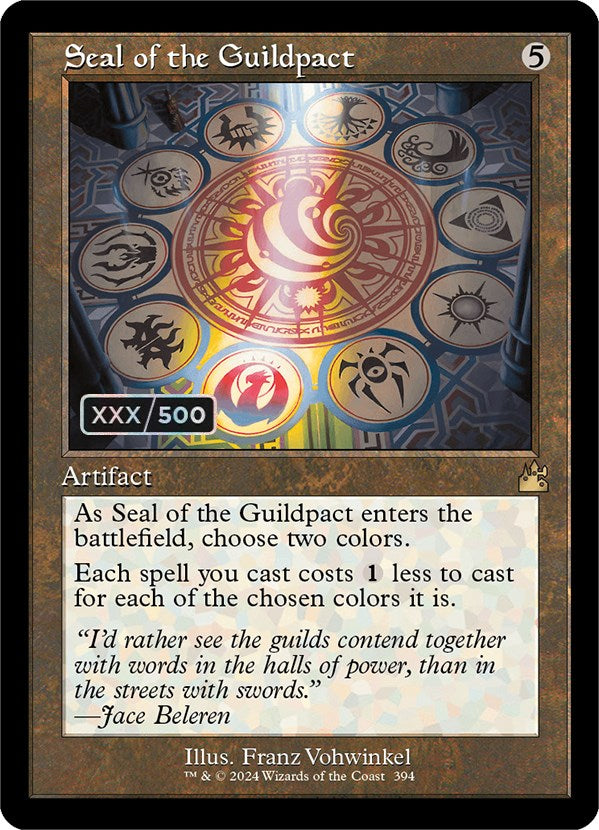 Seal of the Guildpact (Retro) (Serialized) [Ravnica Remastered] - The Mythic Store | 24h Order Processing