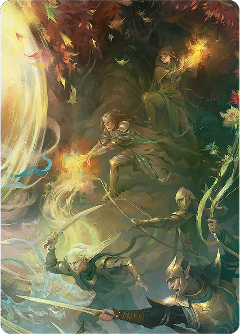 Rally the Galadhrim Art Card [The Lord of the Rings: Tales of Middle-earth Art Series] - The Mythic Store | 24h Order Processing