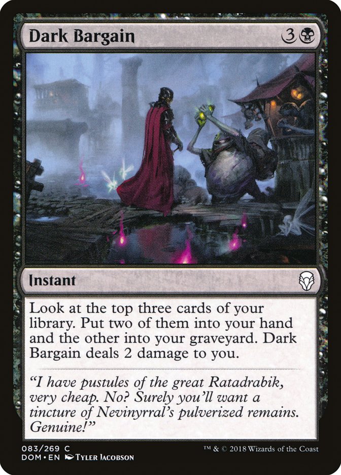 Dark Bargain [Dominaria] - The Mythic Store | 24h Order Processing