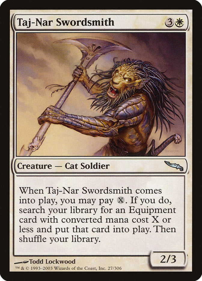 Taj-Nar Swordsmith [Mirrodin] - The Mythic Store | 24h Order Processing