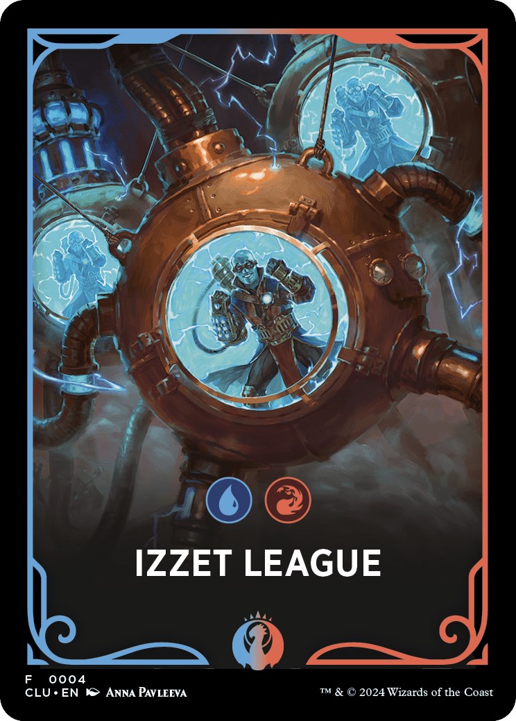 Izzet League Theme Card [Ravnica: Clue Edition Tokens] - The Mythic Store | 24h Order Processing