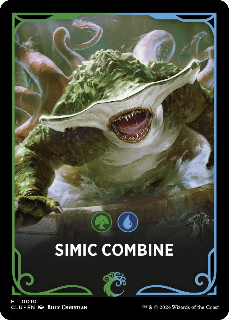 Simic Combine Theme Card [Ravnica: Clue Edition Tokens] - The Mythic Store | 24h Order Processing