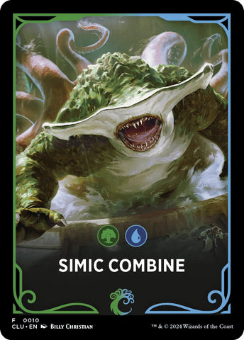 Simic Combine Theme Card [Ravnica: Clue Edition Tokens] - The Mythic Store | 24h Order Processing