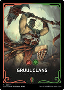 Gruul Clans Theme Card [Ravnica: Clue Edition Tokens] - The Mythic Store | 24h Order Processing