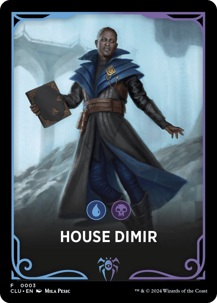 House Dimir Theme Card [Ravnica: Clue Edition Tokens] - The Mythic Store | 24h Order Processing