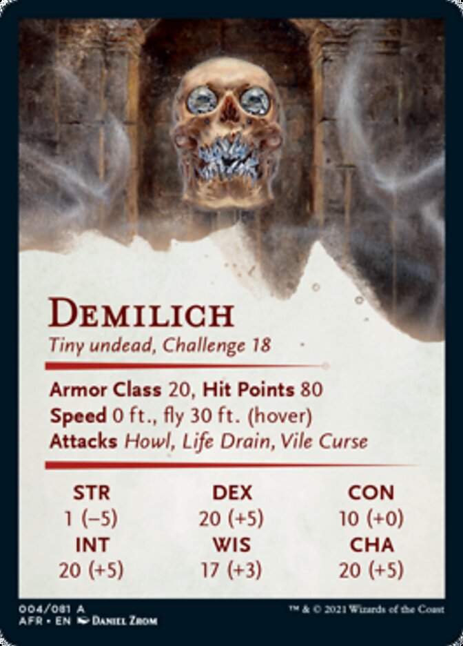 Demilich Art Card [Dungeons & Dragons: Adventures in the Forgotten Realms Art Series] - The Mythic Store | 24h Order Processing