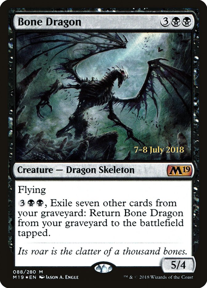 Bone Dragon [Core Set 2019 Prerelease Promos] - The Mythic Store | 24h Order Processing