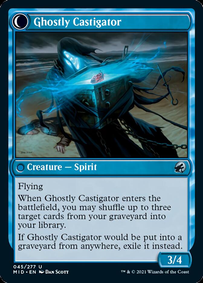 Covetous Castaway // Ghostly Castigator [Innistrad: Midnight Hunt] - The Mythic Store | 24h Order Processing