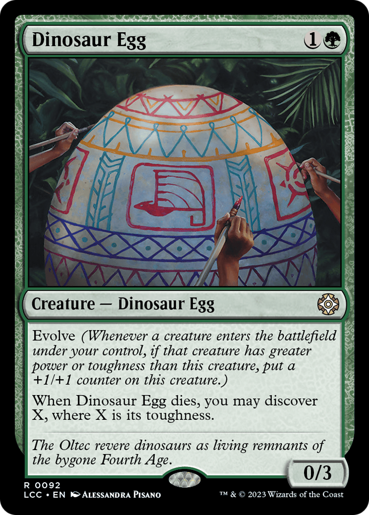 Dinosaur Egg [The Lost Caverns of Ixalan Commander] - The Mythic Store | 24h Order Processing