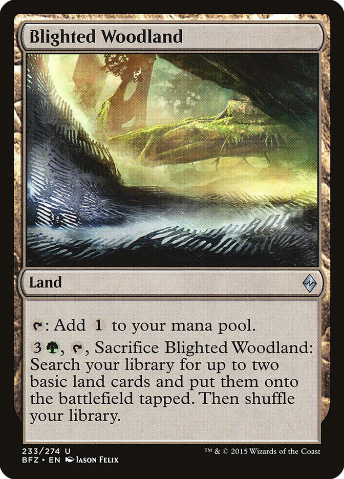 Blighted Woodland [Battle for Zendikar] - The Mythic Store | 24h Order Processing