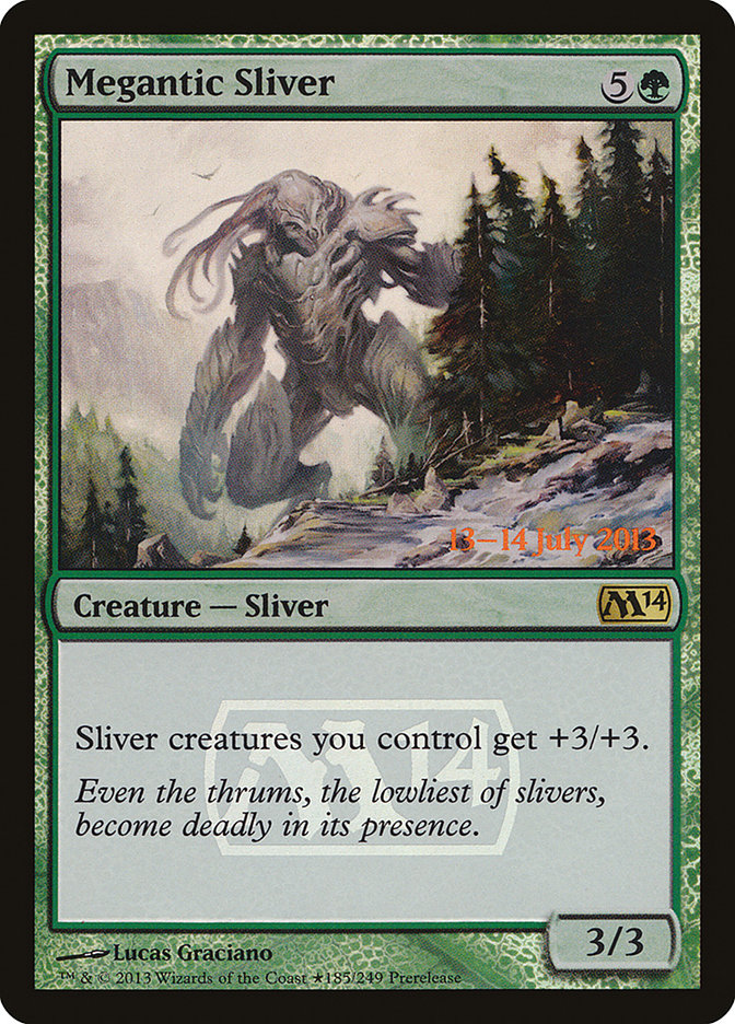 Megantic Sliver [Magic 2014 Prerelease Promos] - The Mythic Store | 24h Order Processing