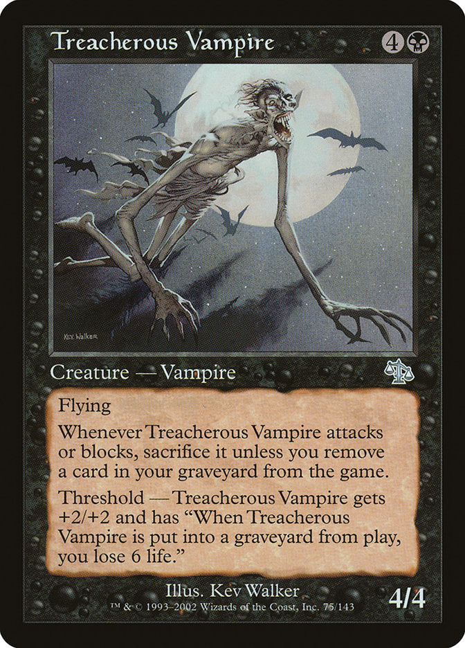 Treacherous Vampire [Judgment] - The Mythic Store | 24h Order Processing