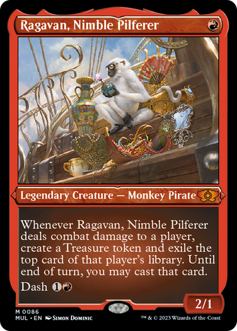 Ragavan, Nimble Pilferer (Foil Etched) [Multiverse Legends] - The Mythic Store | 24h Order Processing