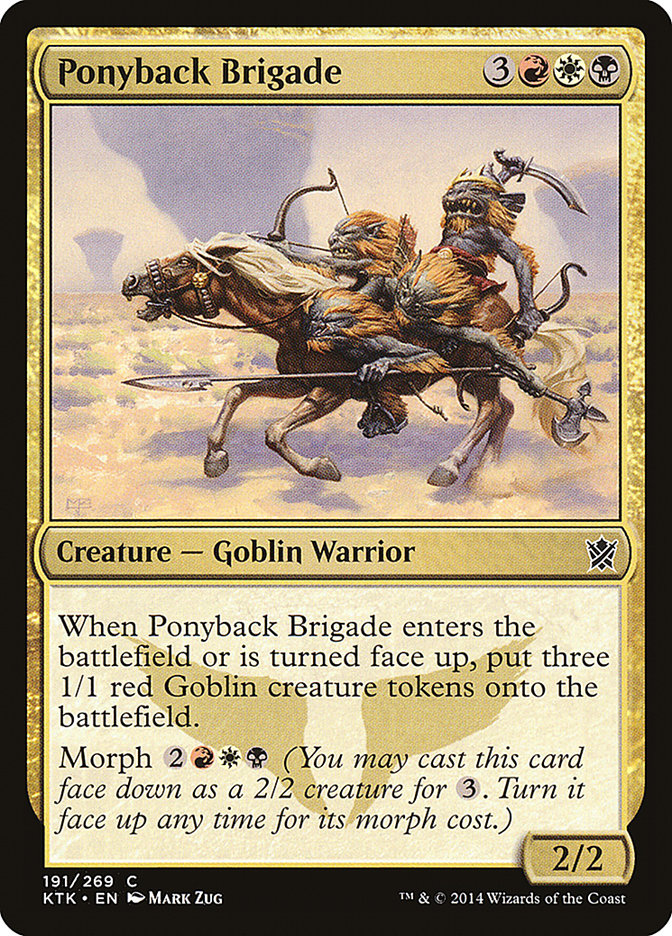 Ponyback Brigade [Khans of Tarkir] - The Mythic Store | 24h Order Processing