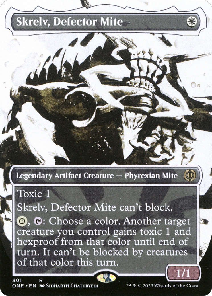 Skrelv, Defector Mite (Borderless Ichor) [Phyrexia: All Will Be One] - The Mythic Store | 24h Order Processing