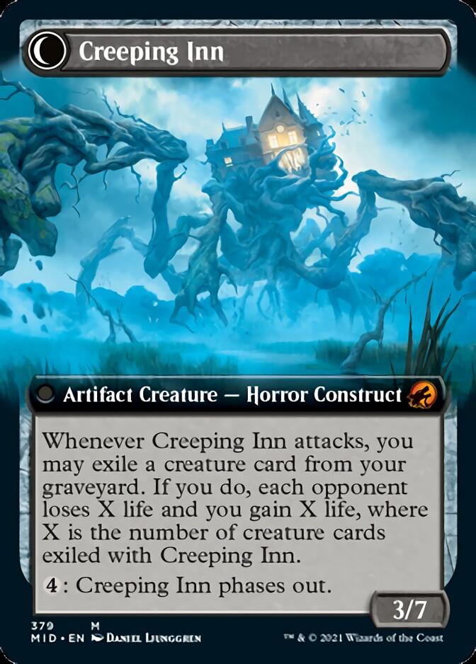 Hostile Hostel // Creeping Inn (Extended Art) [Innistrad: Midnight Hunt] - The Mythic Store | 24h Order Processing