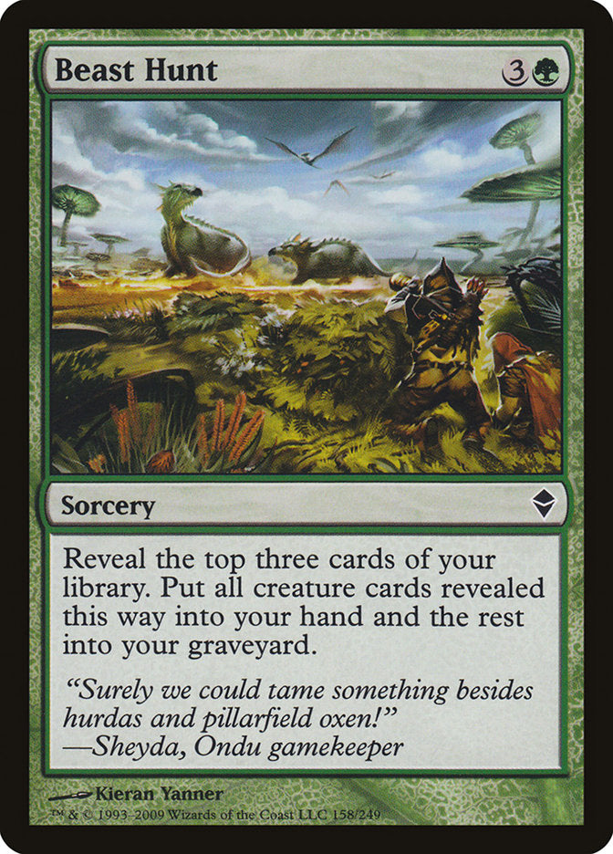 Beast Hunt [Zendikar] - The Mythic Store | 24h Order Processing