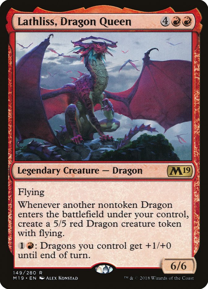 Lathliss, Dragon Queen [Core Set 2019] - The Mythic Store | 24h Order Processing