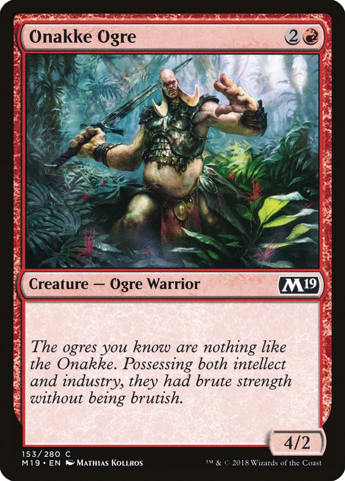 Onakke Ogre [Core Set 2019] - The Mythic Store | 24h Order Processing